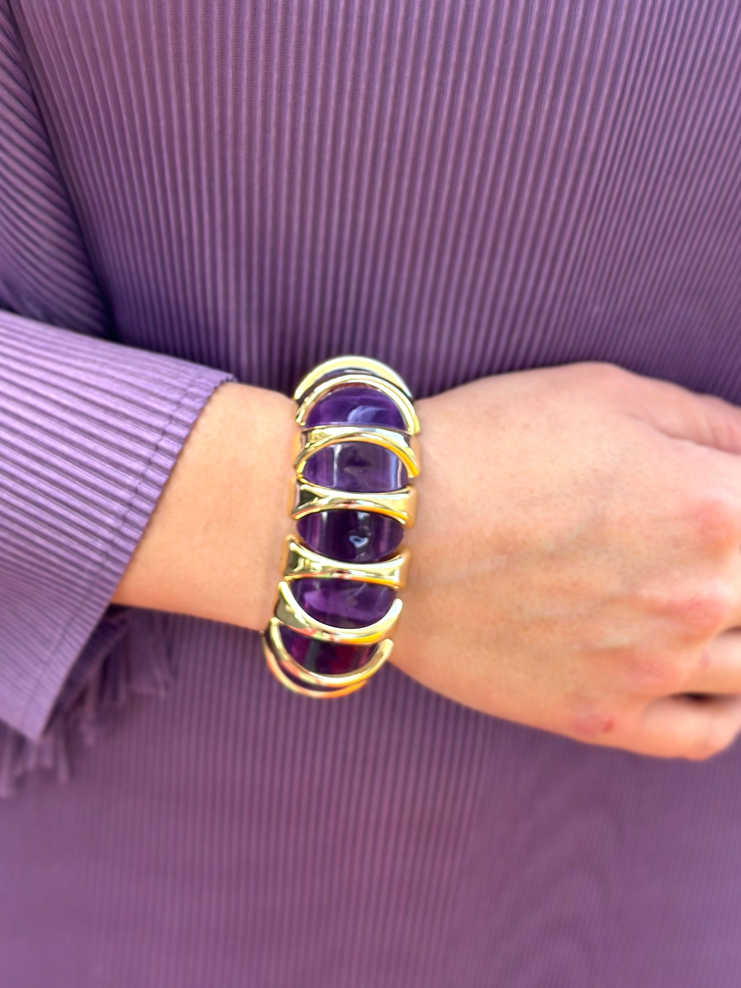 Pulsera Kenia Morada