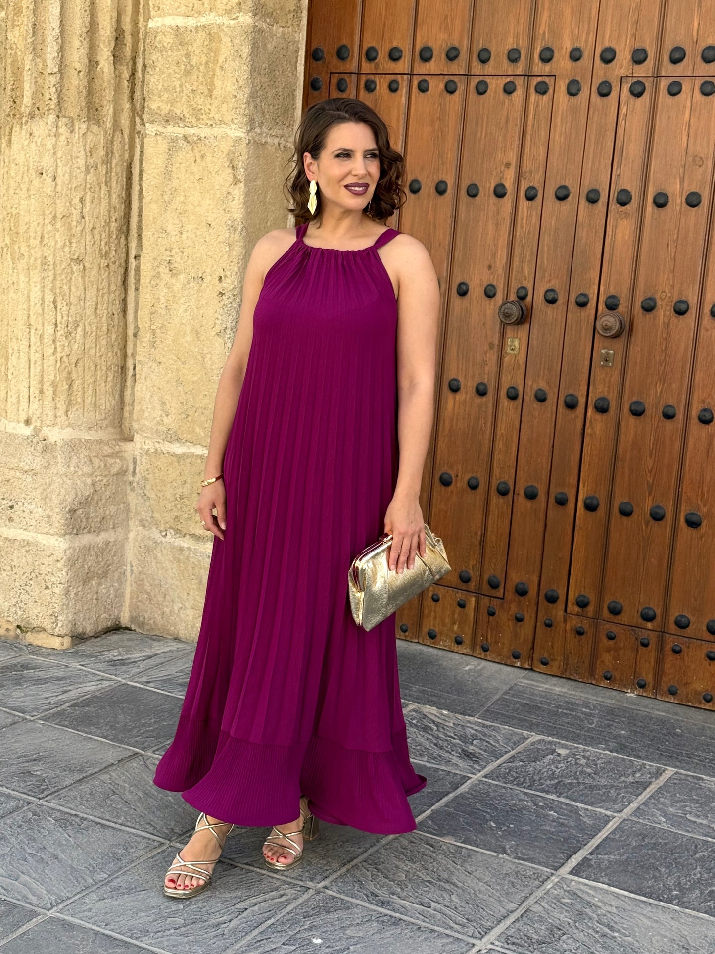 Vestido Cleo Buganvilla