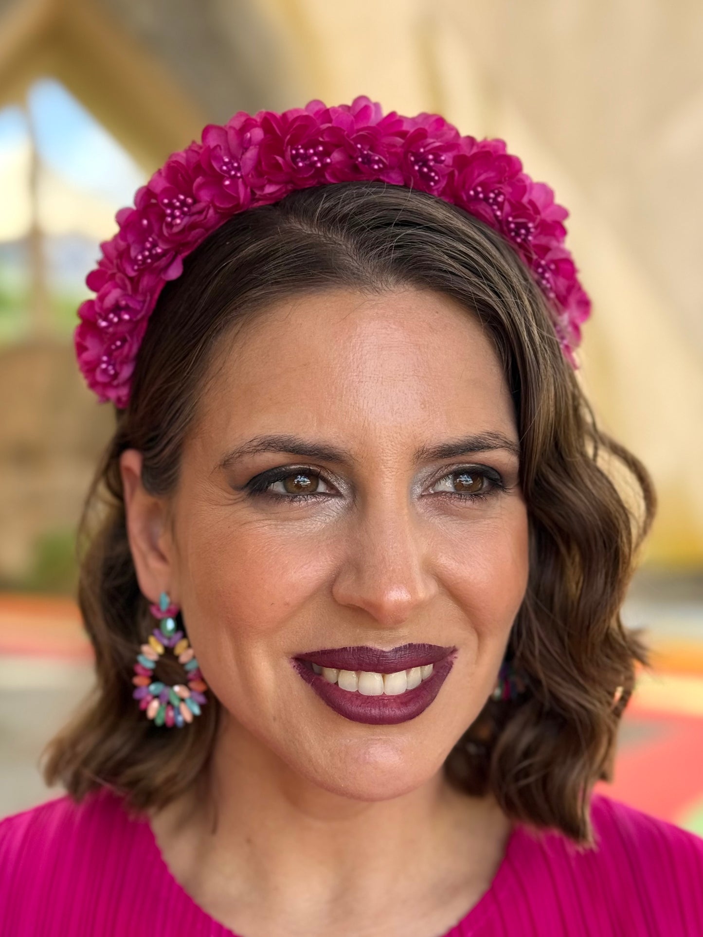 Diadema Floral Buganvilla