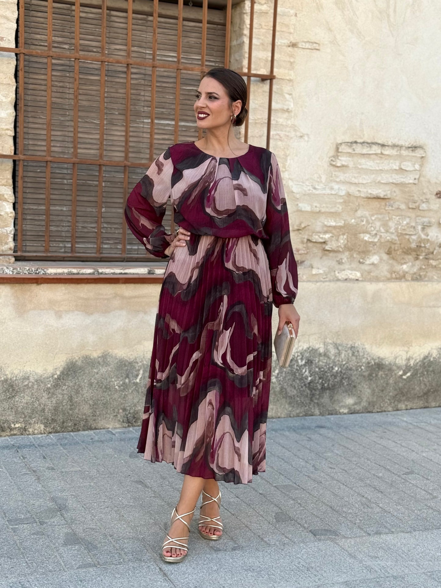 Vestido Bruma Granate