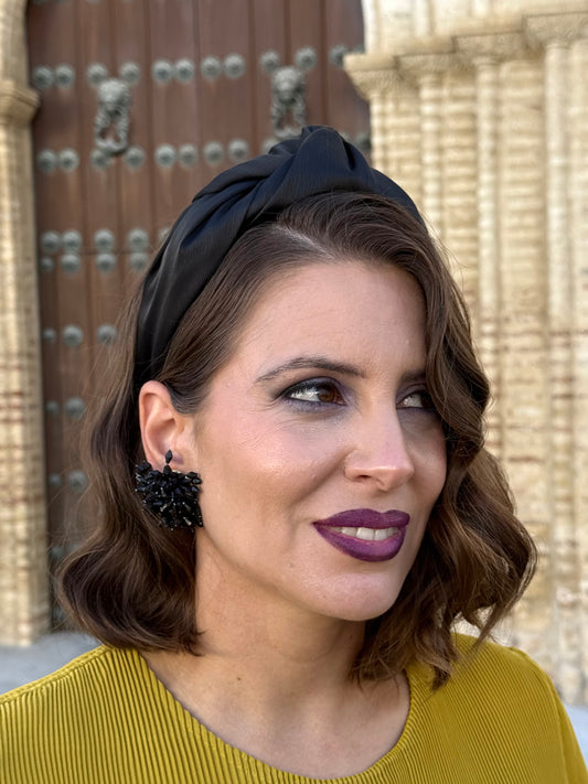 Pendientes Susi Negro