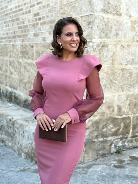 Vestido Aurora Rosa