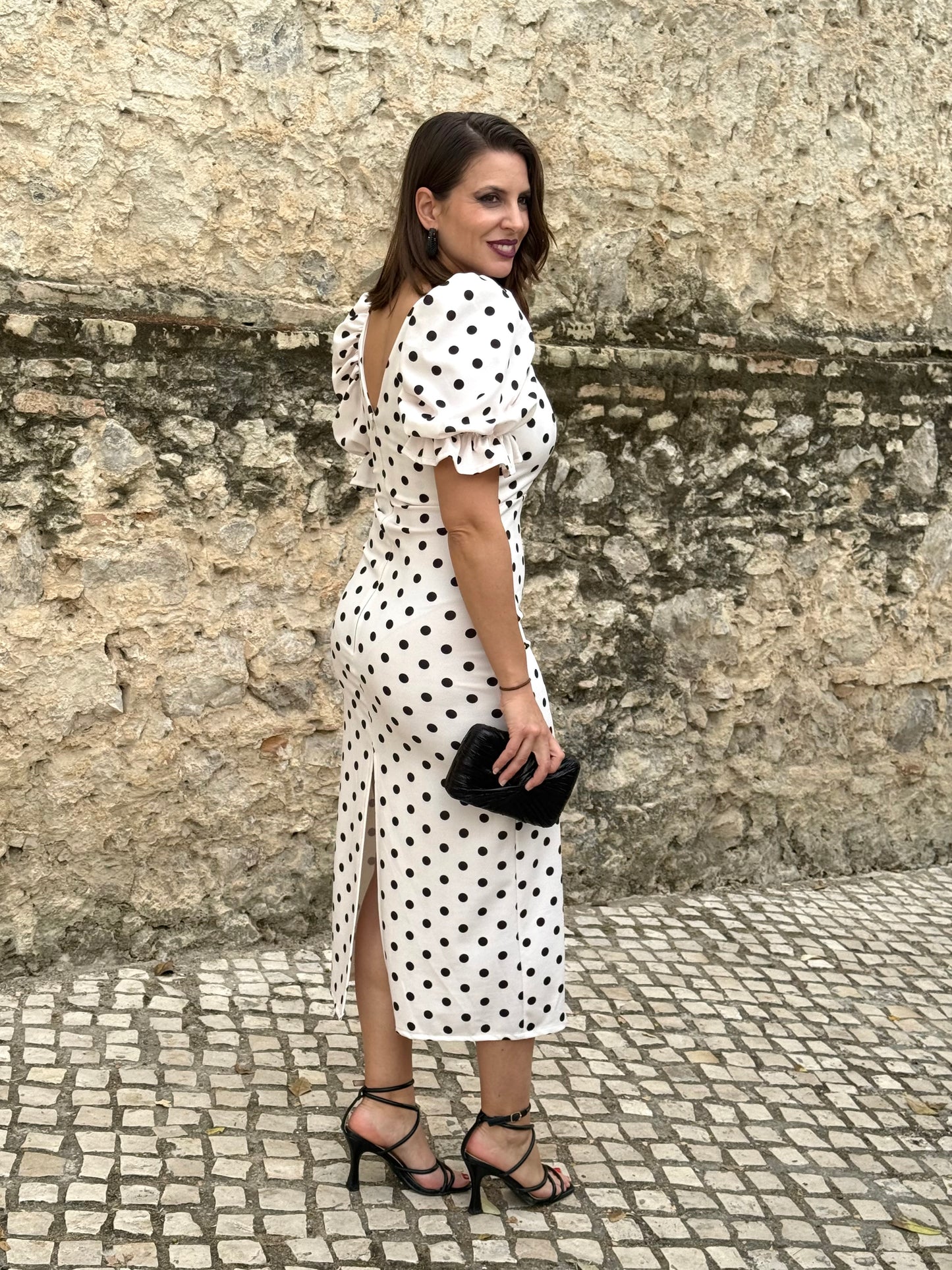 Vestido Mónaco Lunar Blanco