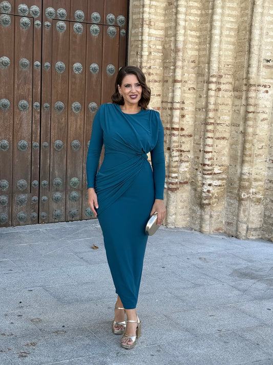 Vestido Cayetana Petróleo
