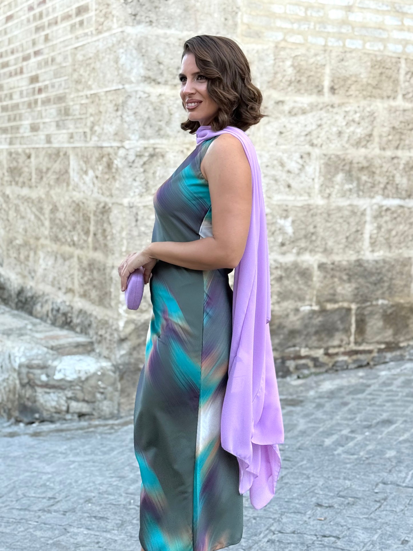 Capa de Gasa Lavanda