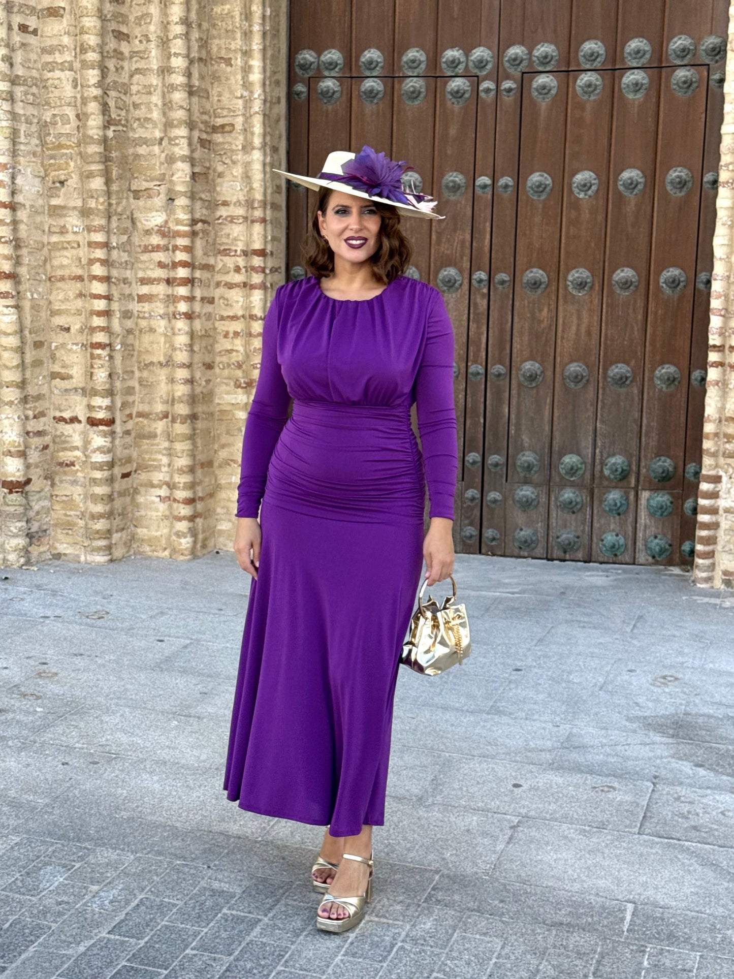 Vestido Burano Morado