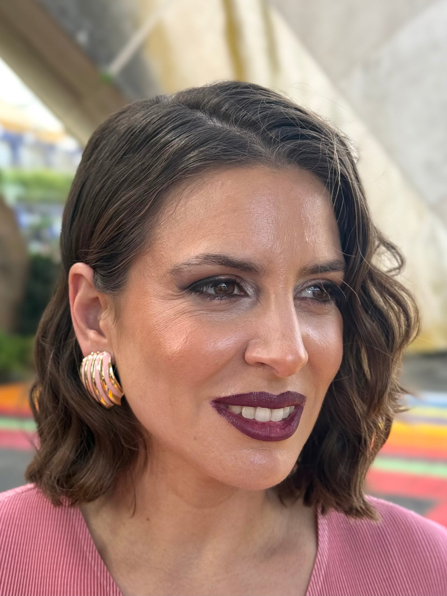 Pendientes Gala Rosa