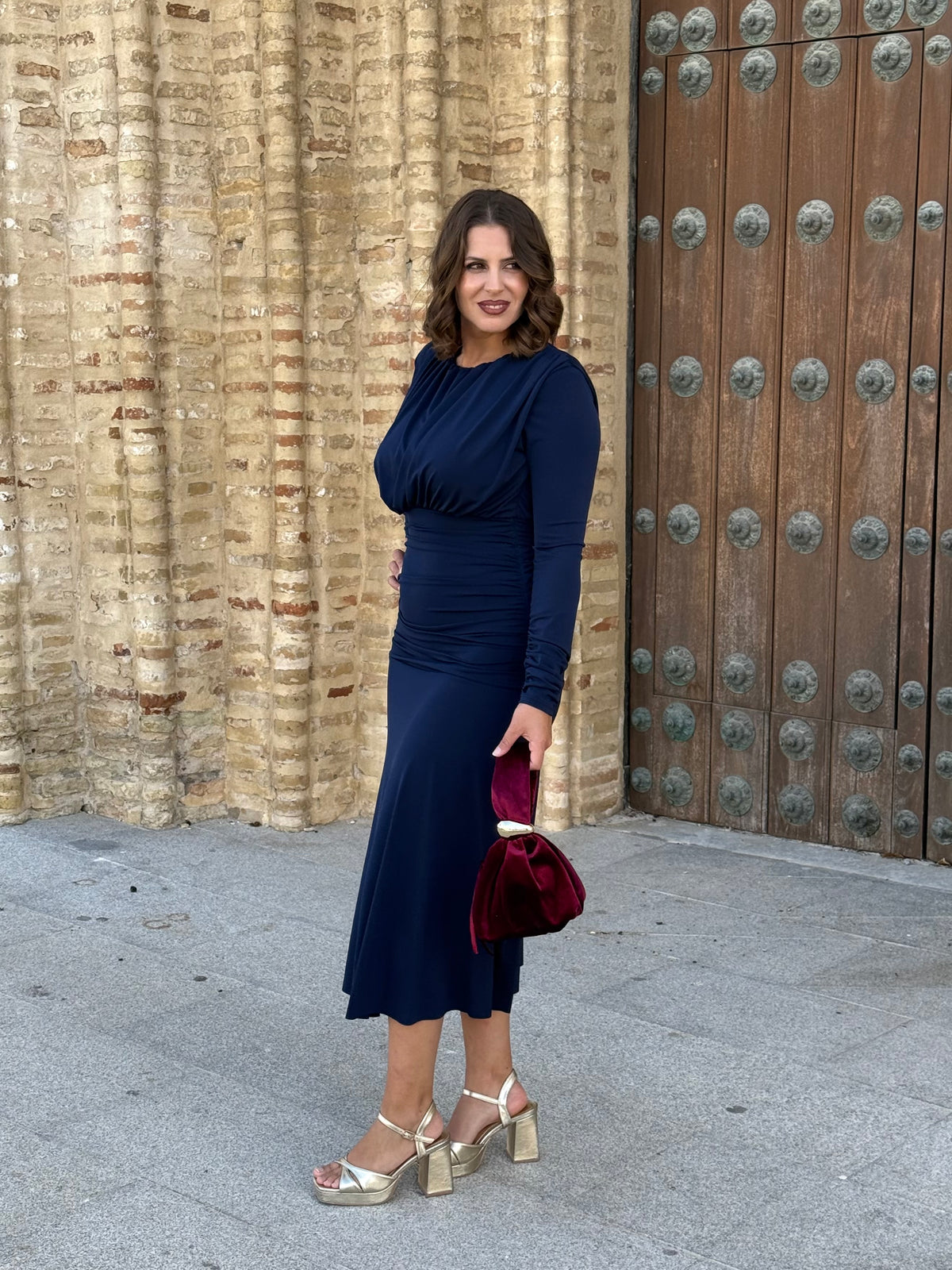 Vestido Burano Azul Marino