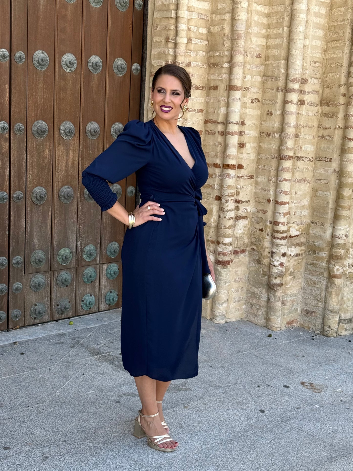Vestido Vega Azul Marino