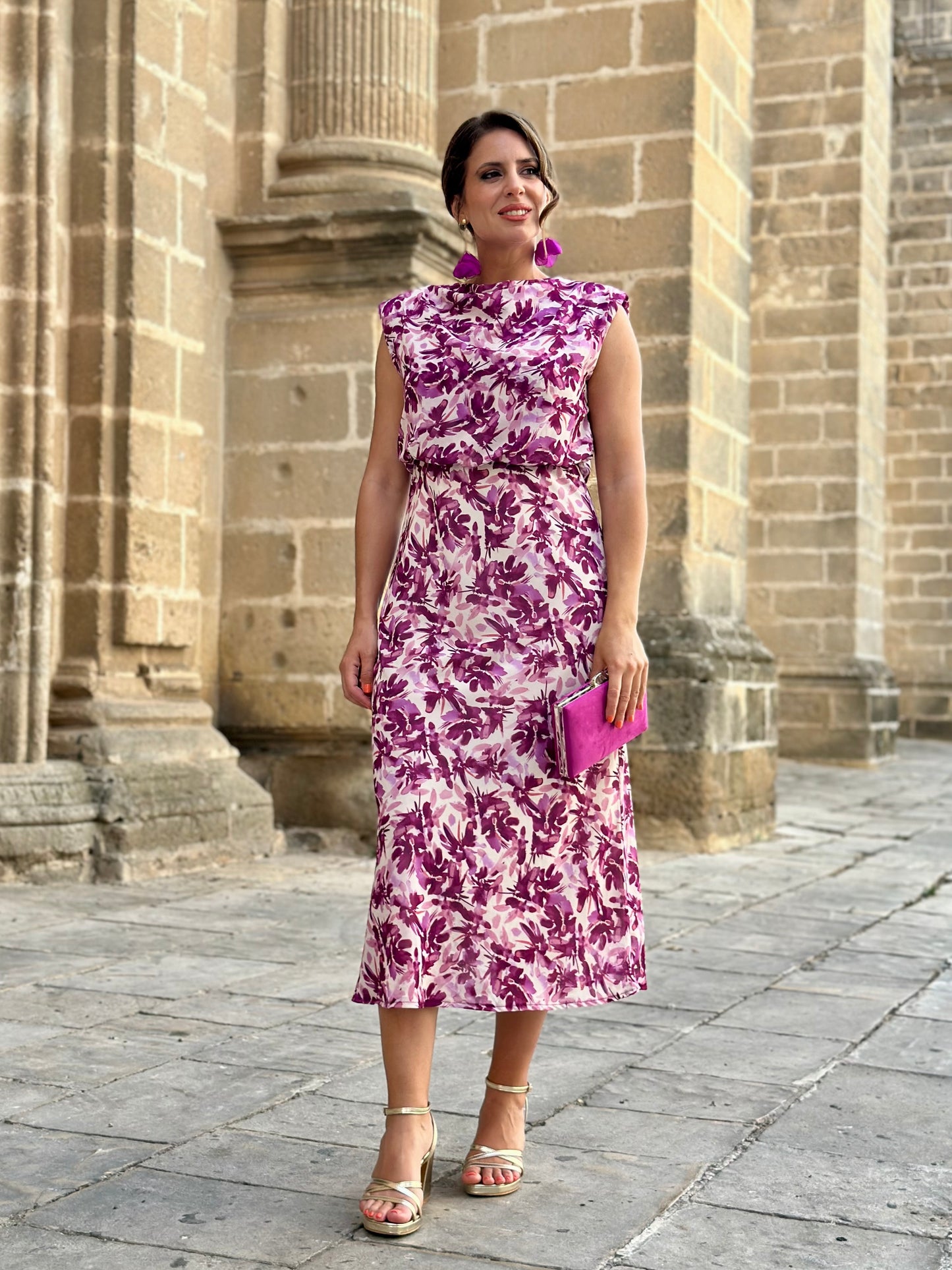 Vestido Bombay Uva