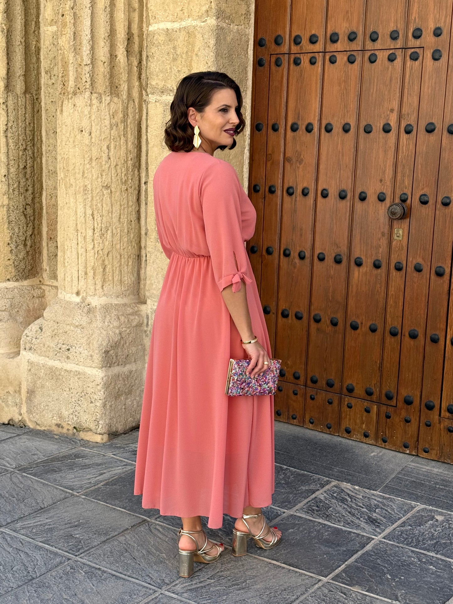 Vestido Indiana Coral