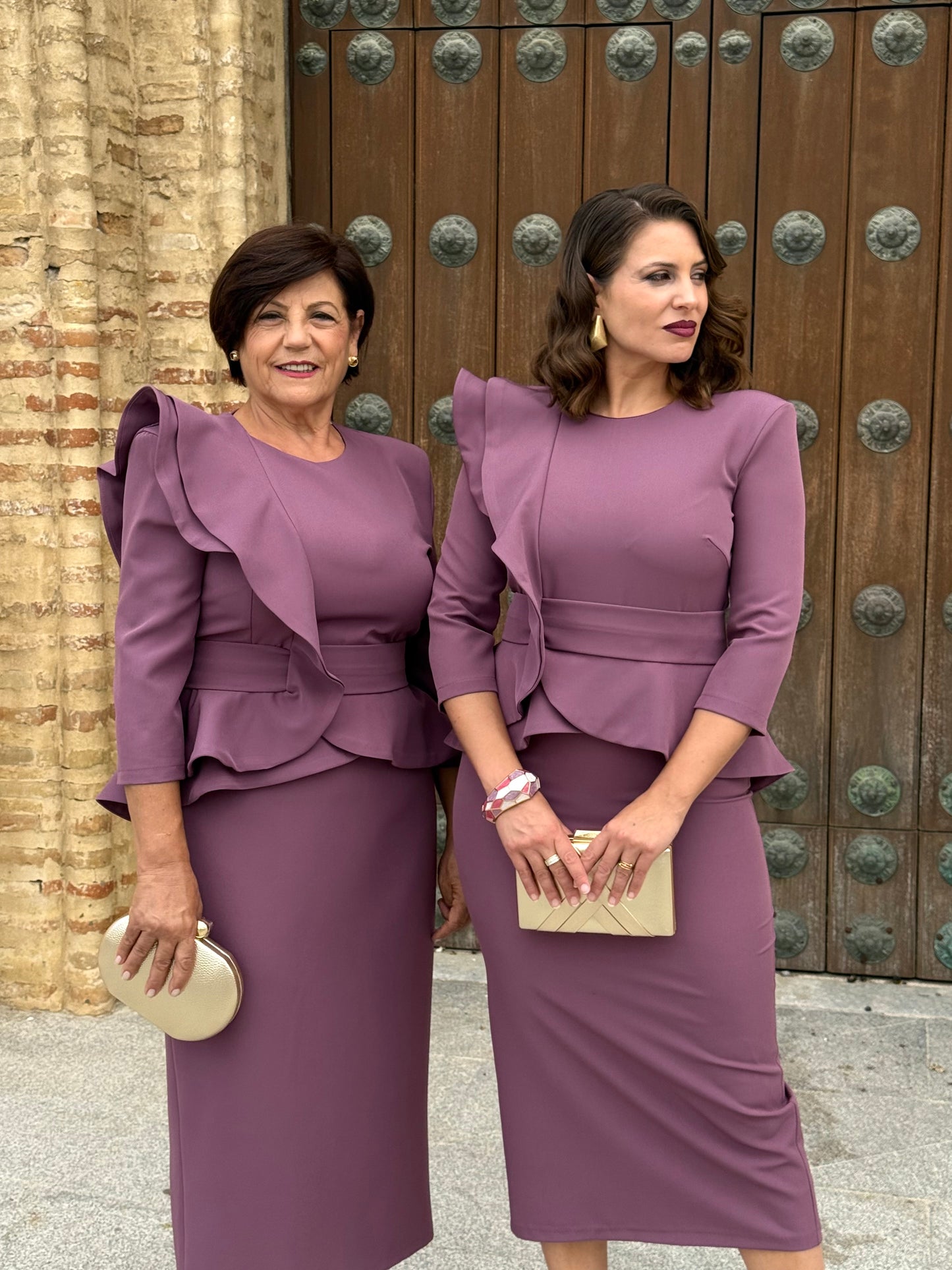 Vestido Siena Malva Empolvado