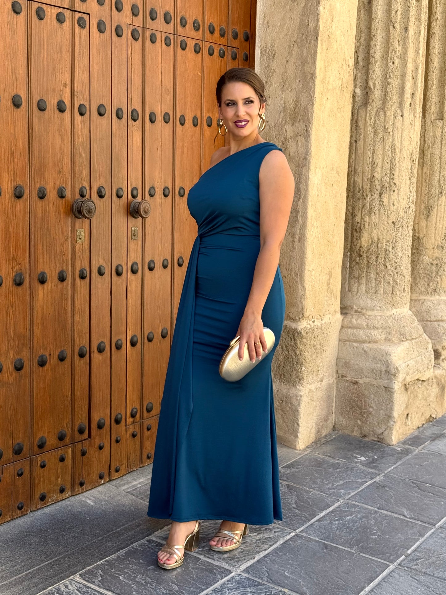 Vestido Salma Petróleo