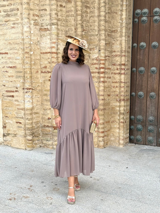Vestido Amalia Topo