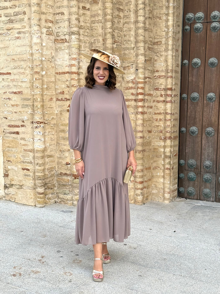 Vestido Amalia Topo