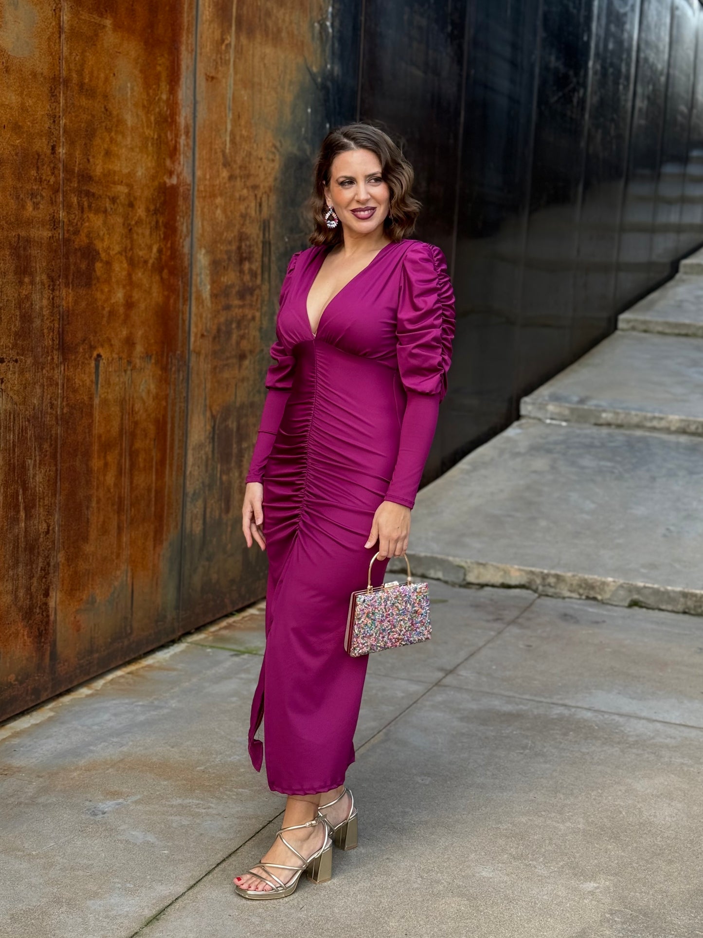 Vestido Lúmina Buganvilla