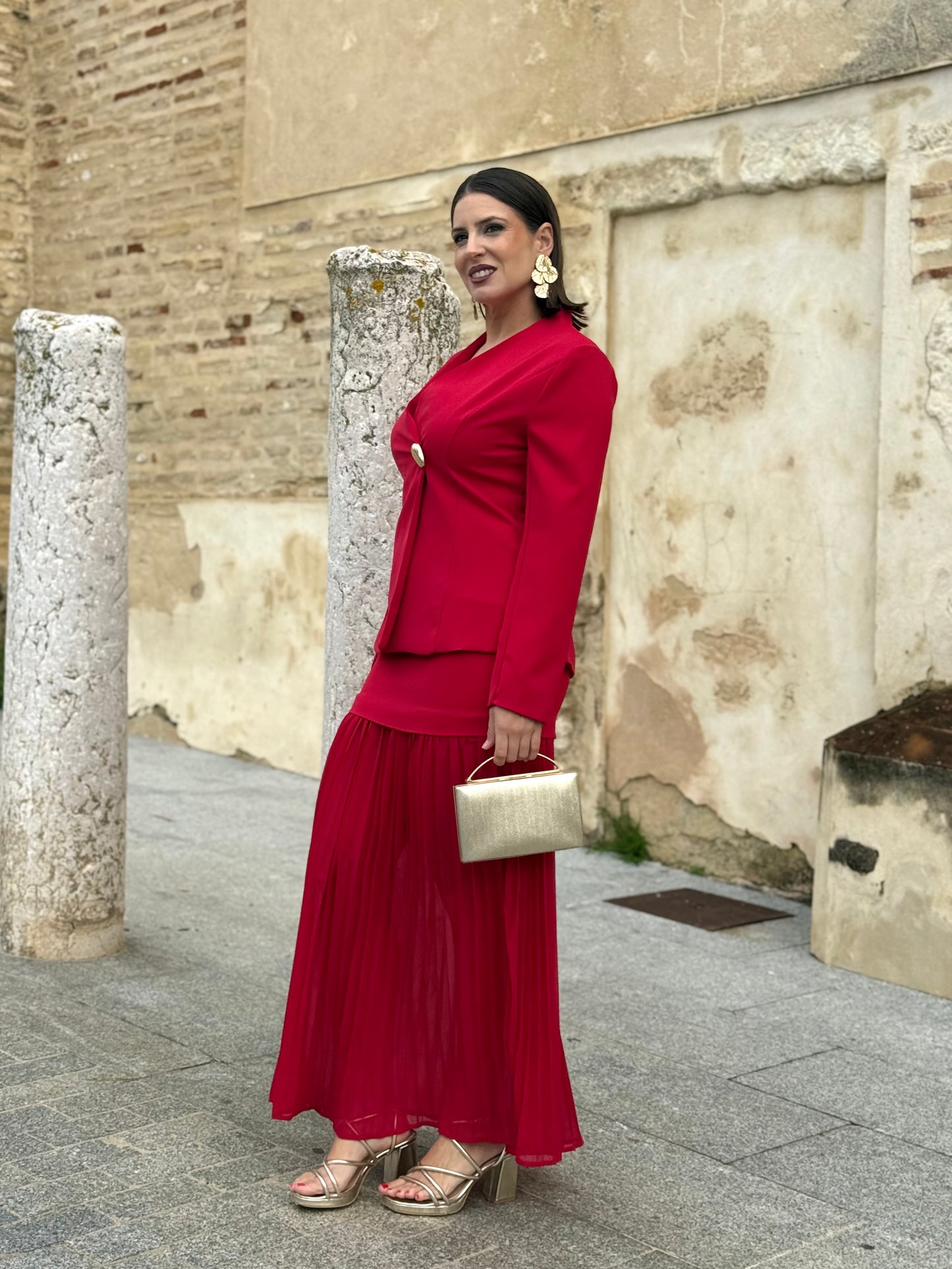 Conjunto Lunaria Rojo