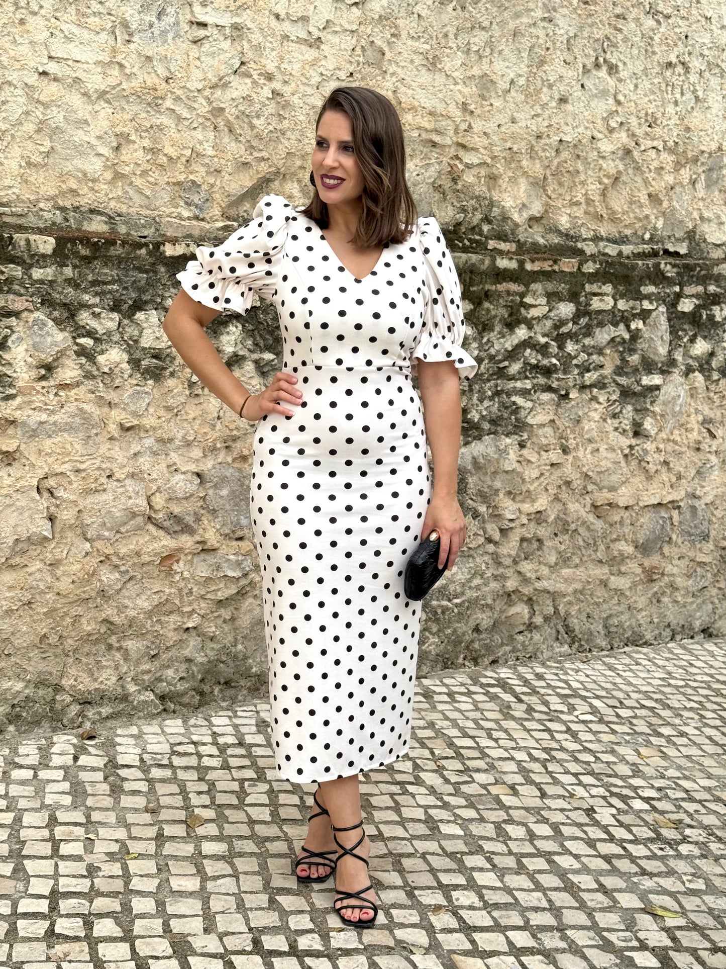 Vestido Mónaco Lunar Blanco