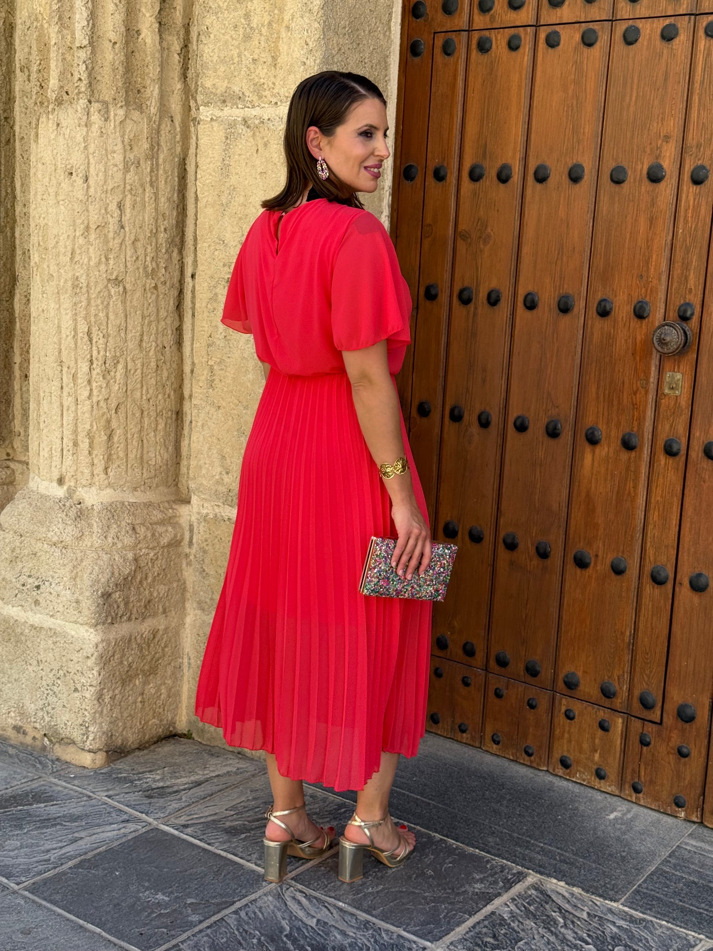 Vestido Niebla Coral