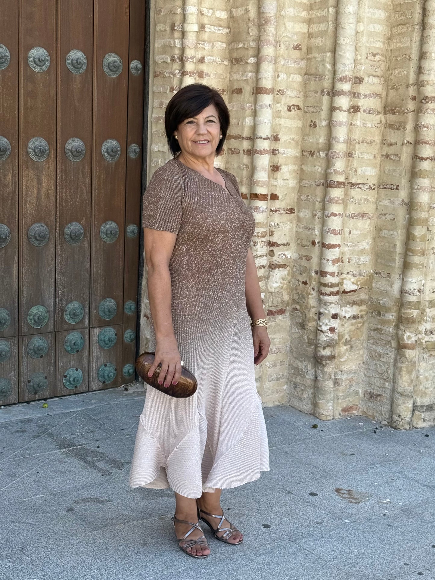 Vestido Velaria Camel