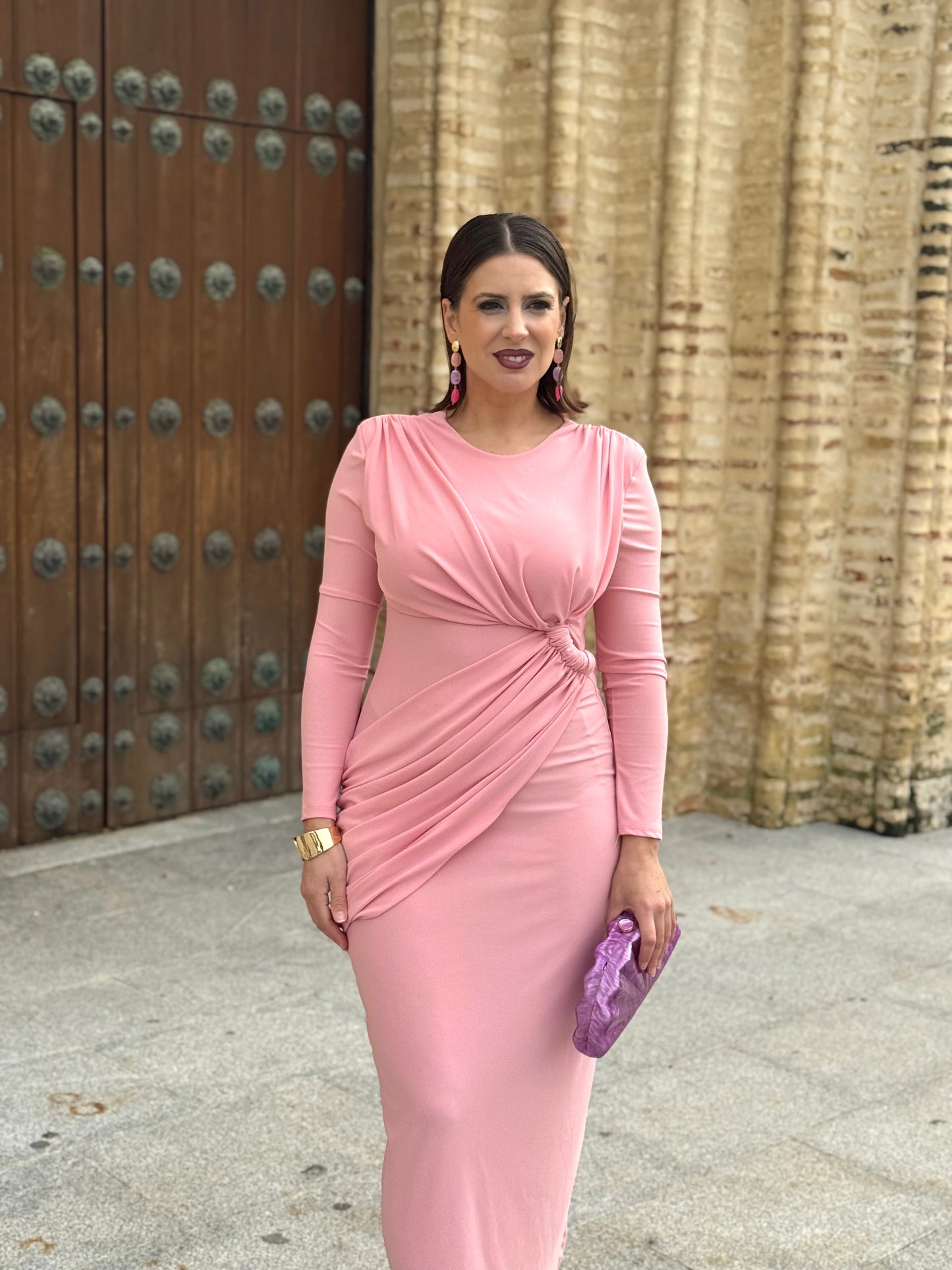 Vestido Cayetana Rosa