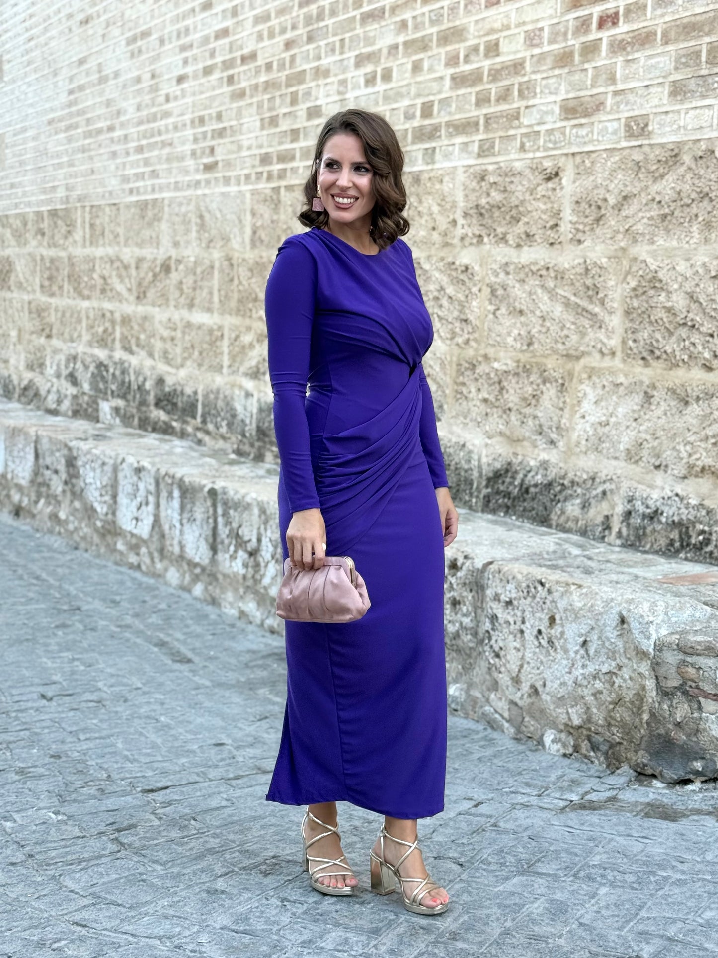 Vestido Cayetana Morado