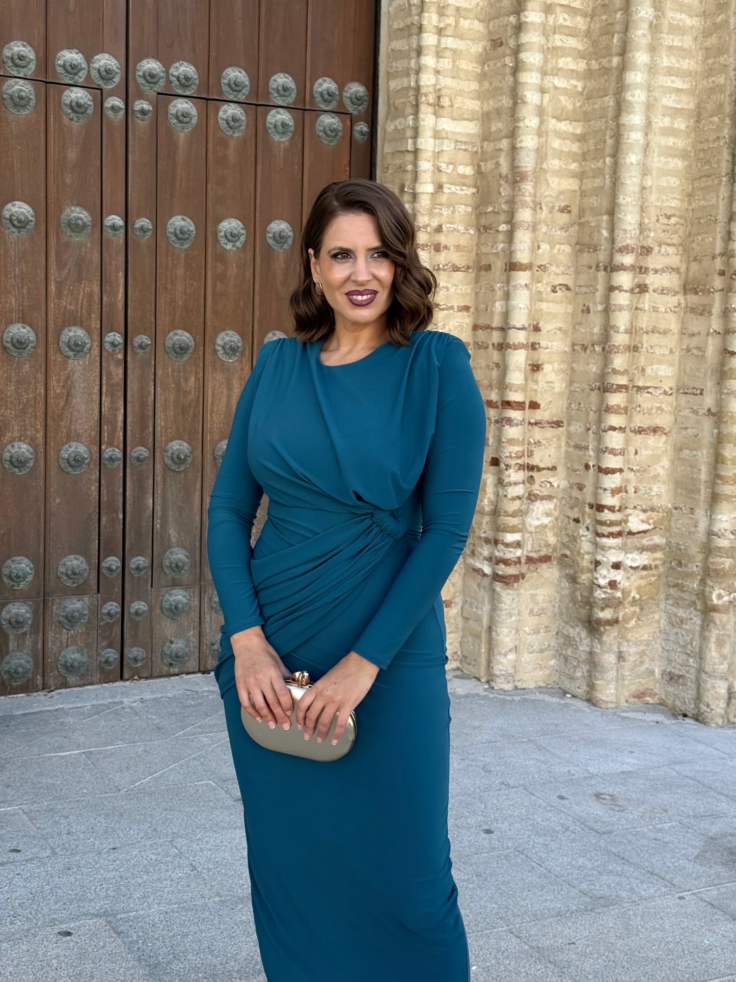 Vestido Cayetana Petróleo