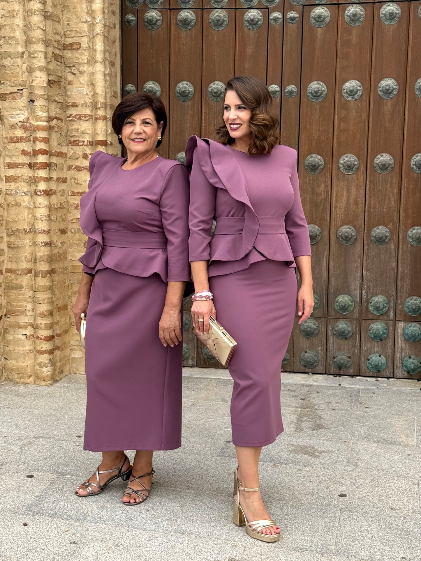 Vestido Siena Malva Empolvado