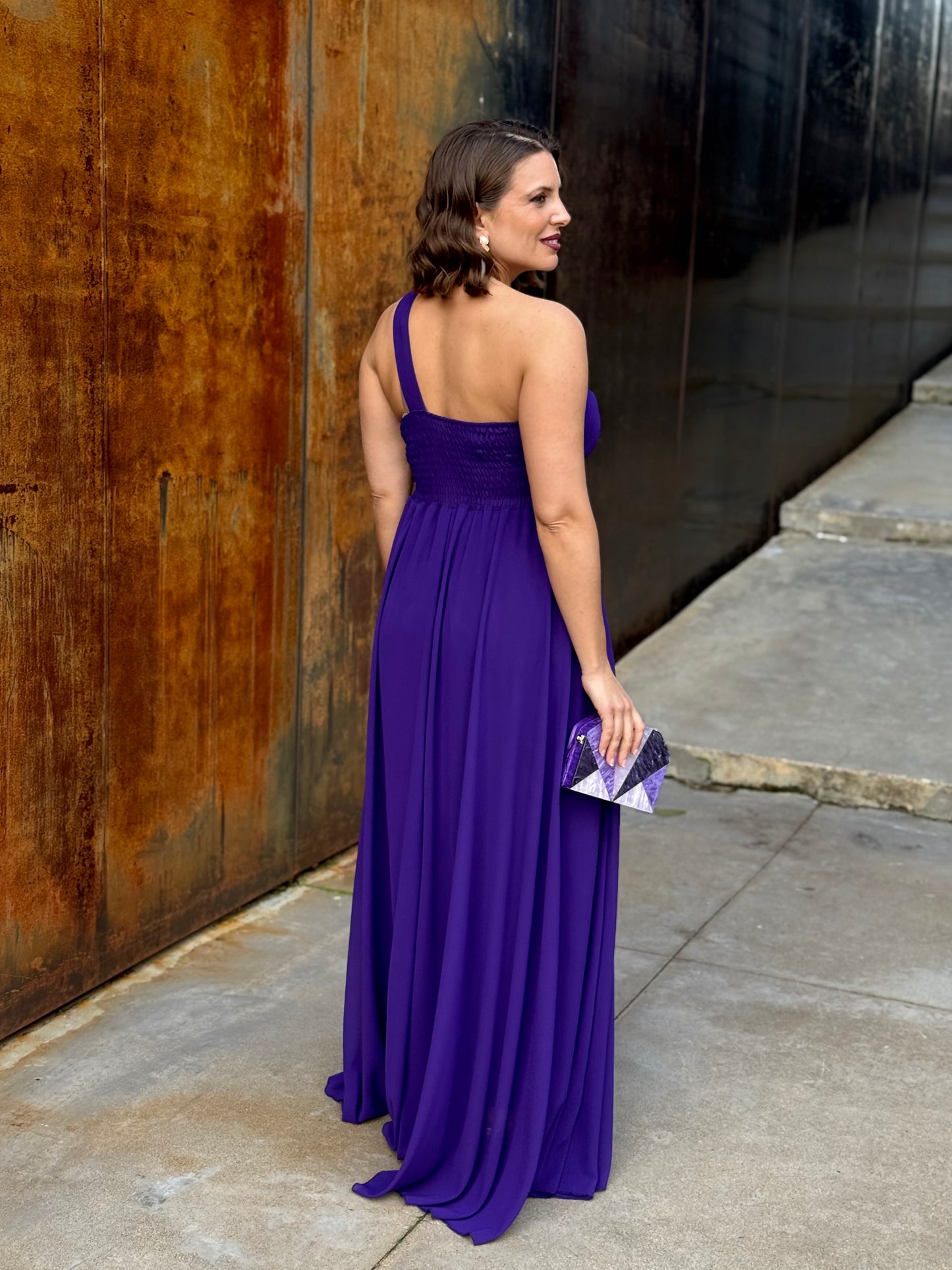 Vestido Samantha Morado