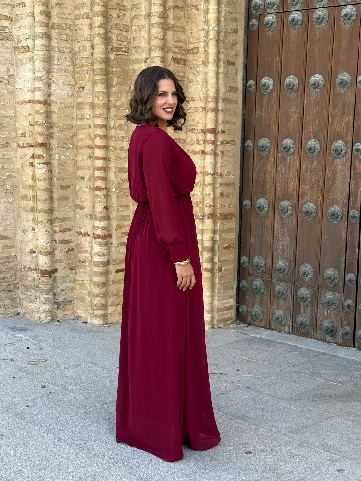 Vestido Ágata Burdeos