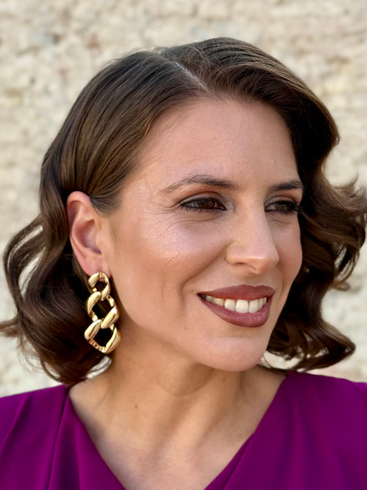 Pendientes Alice Dorado