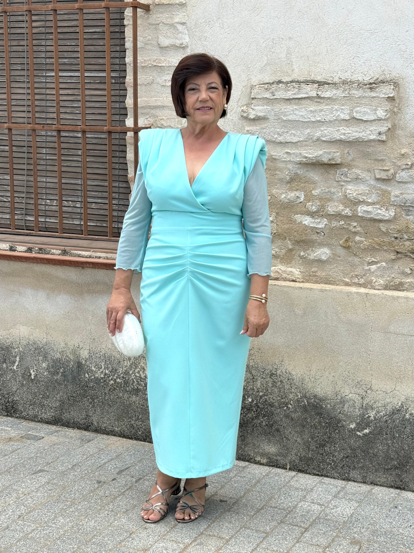 Vestido Belinda Verde Mar
