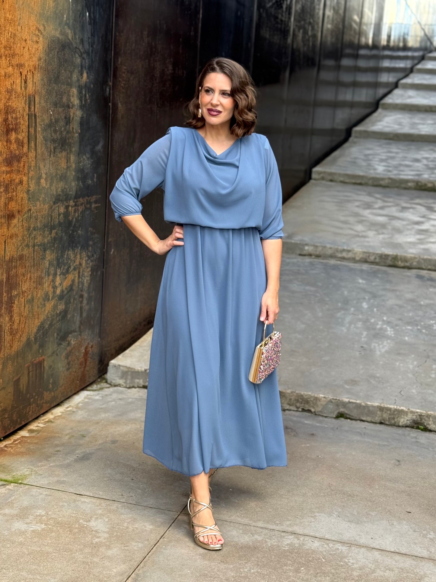 Vestido Miriam Azul Jeans