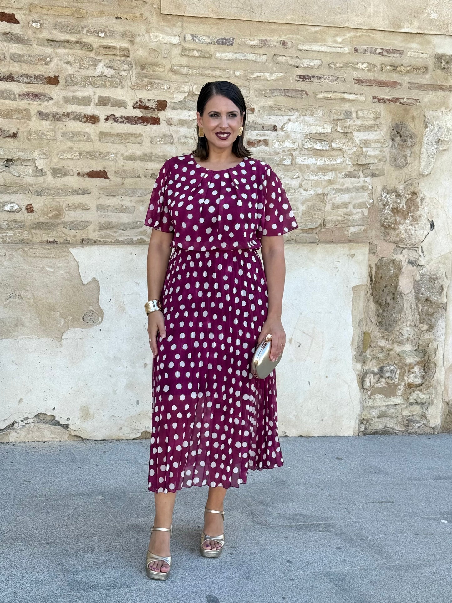 Vestido Bruma Lunar Buganvilla