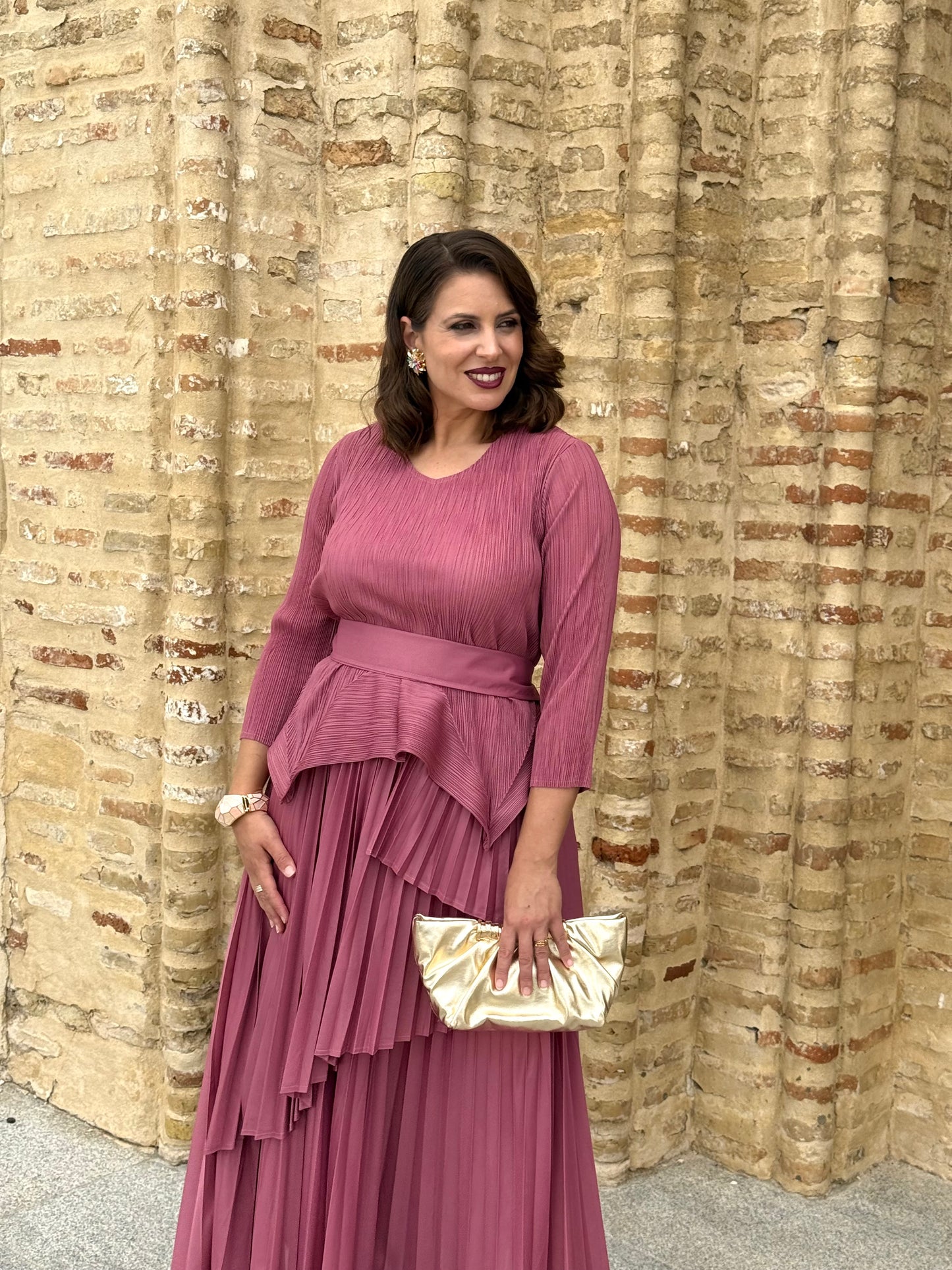Conjunto Évora Rosa Empolvado