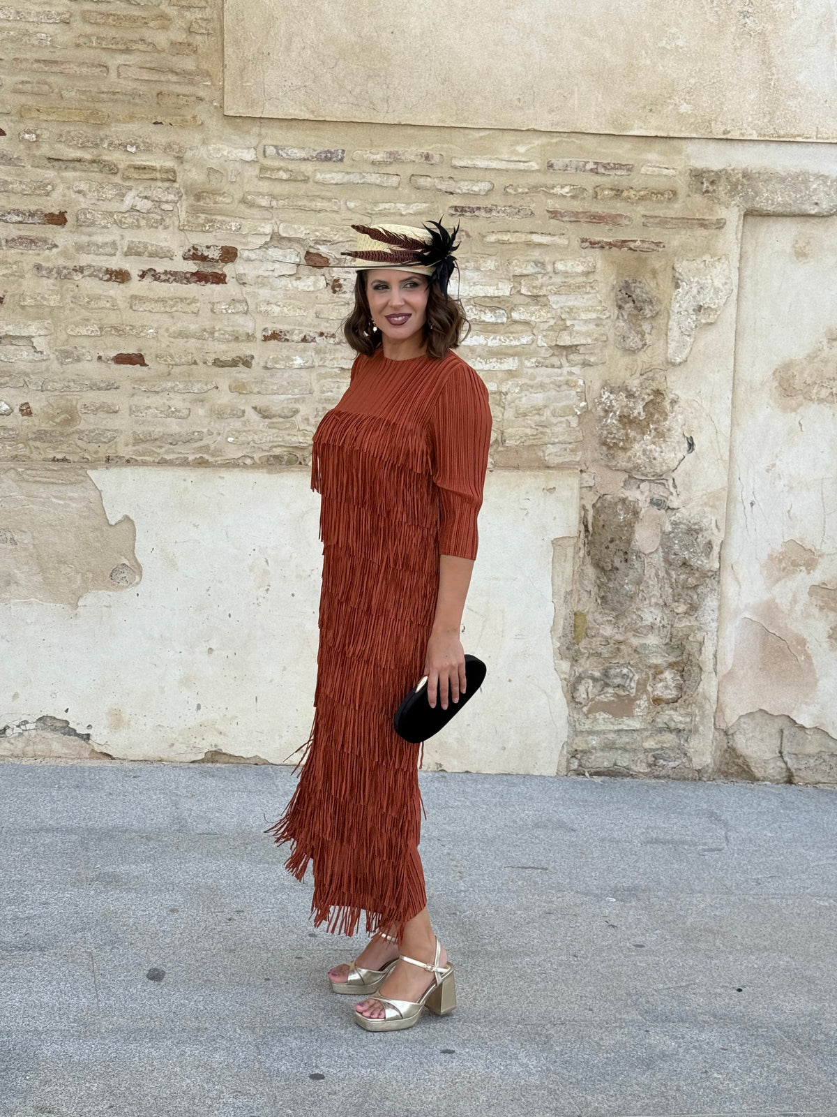 Vestido Almira Teja