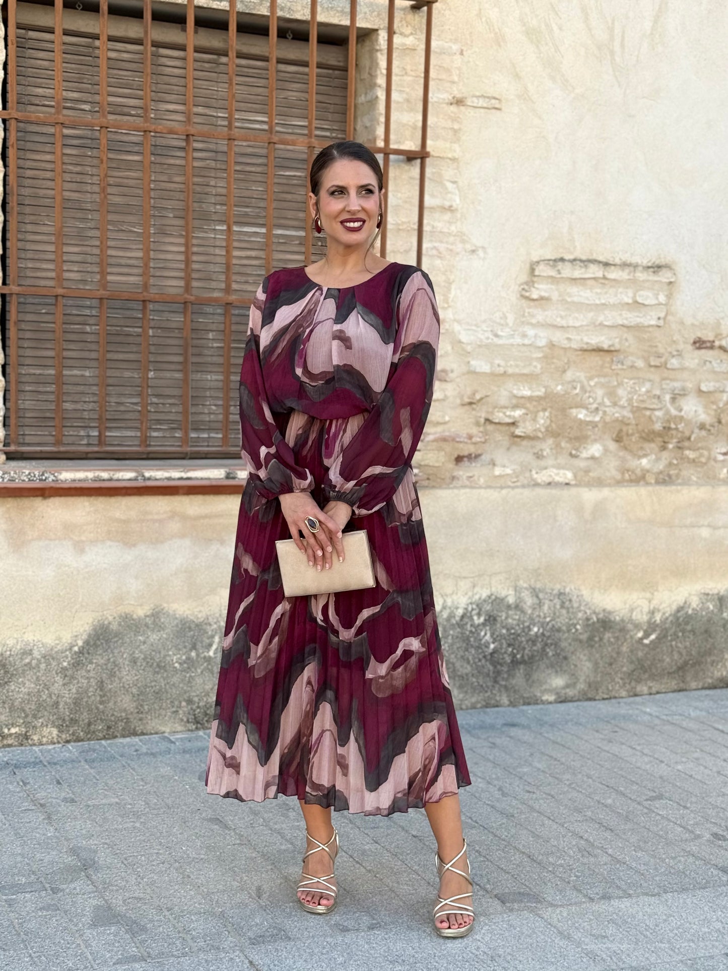 Vestido Bruma Granate