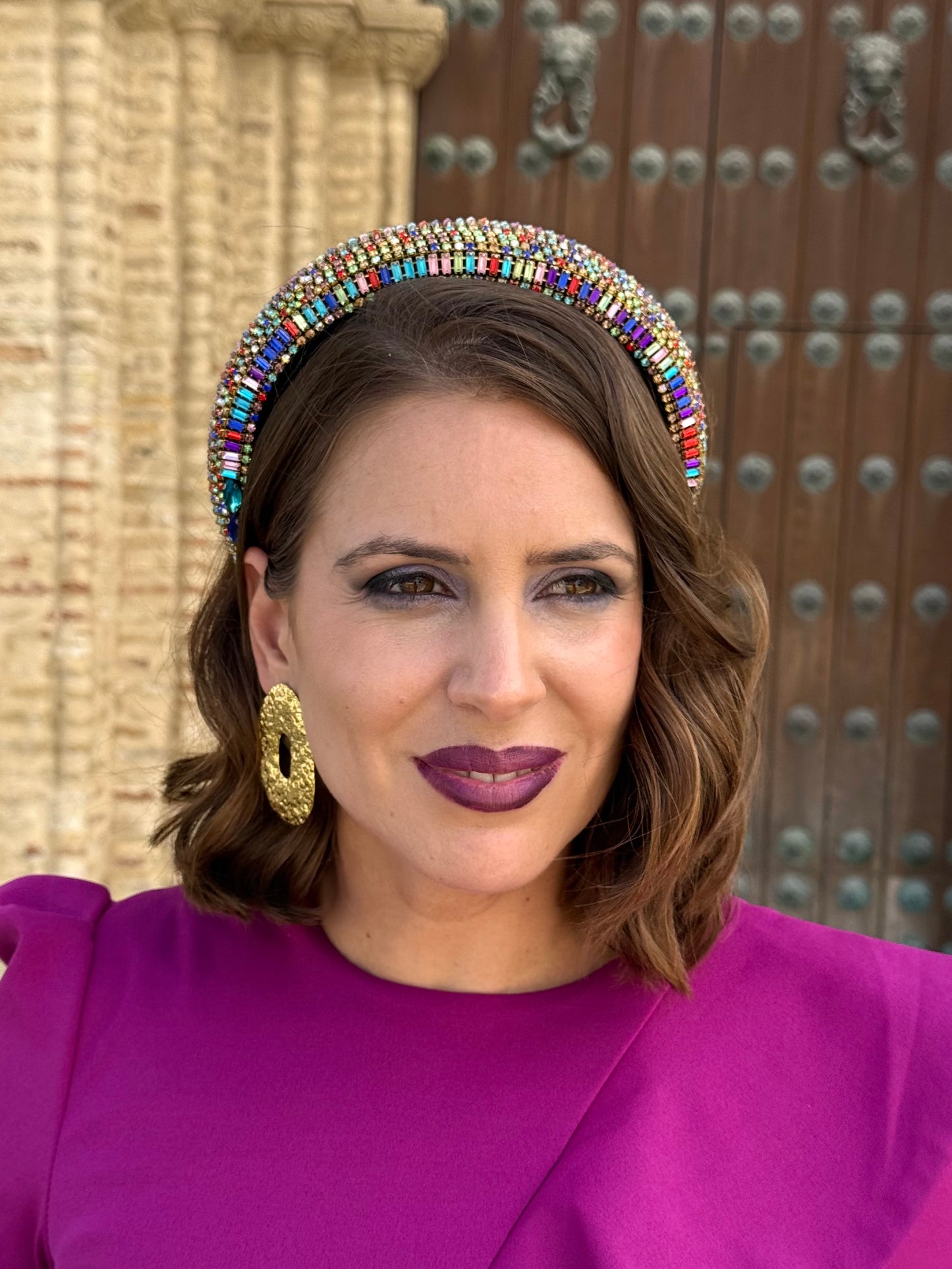 Diadema Cristal Multicolor
