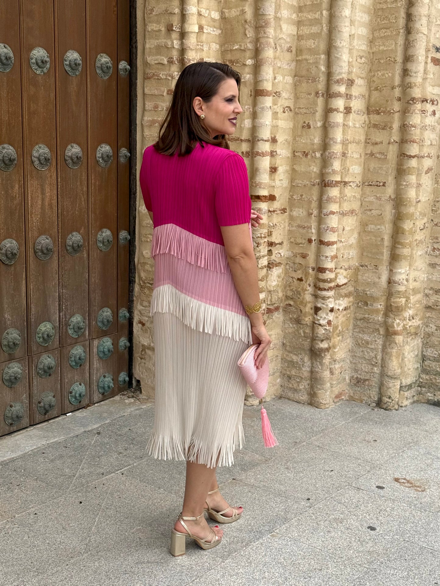 Vestido Berta Rosa