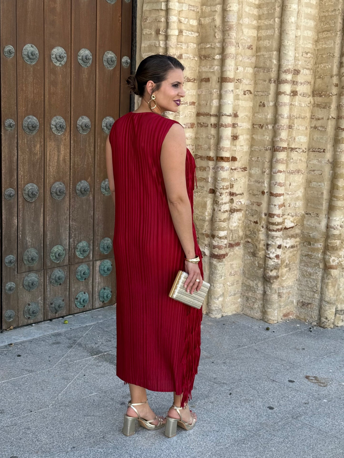 Vestido Belmira Rojo