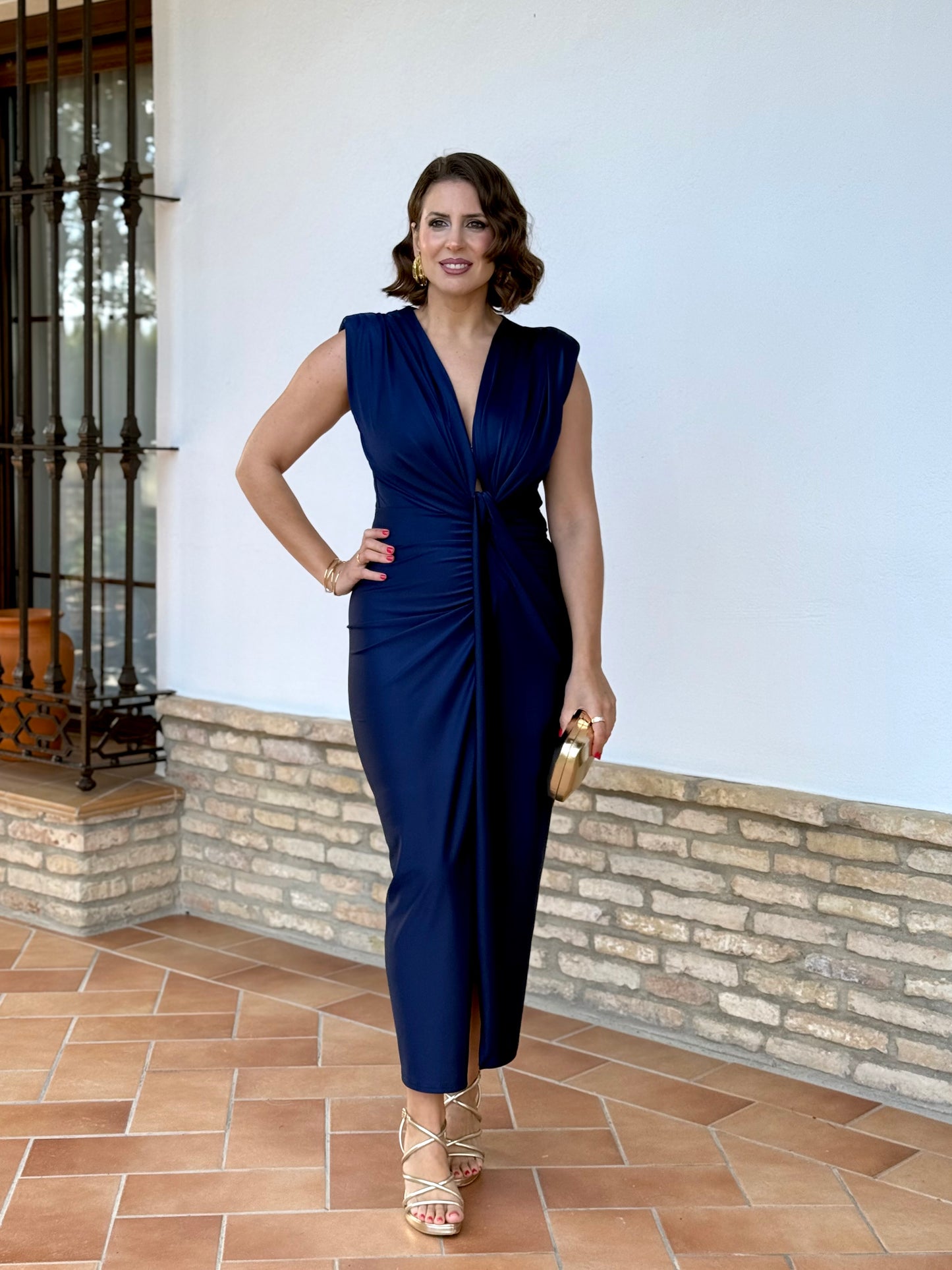 Vestido Perla Azul Marino