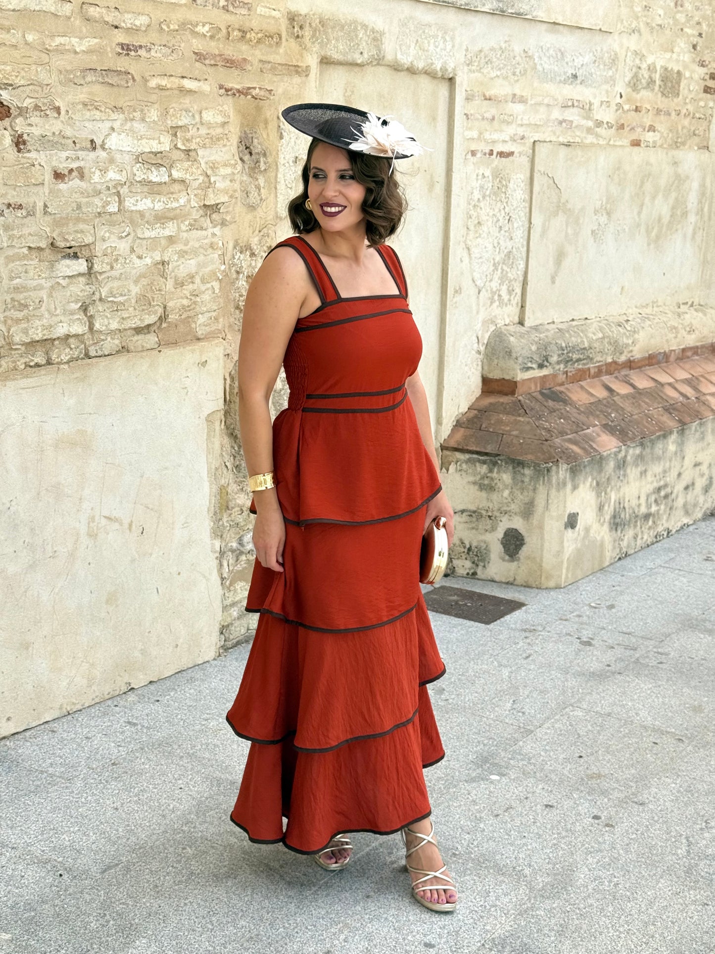 Vestido Emilia Teja