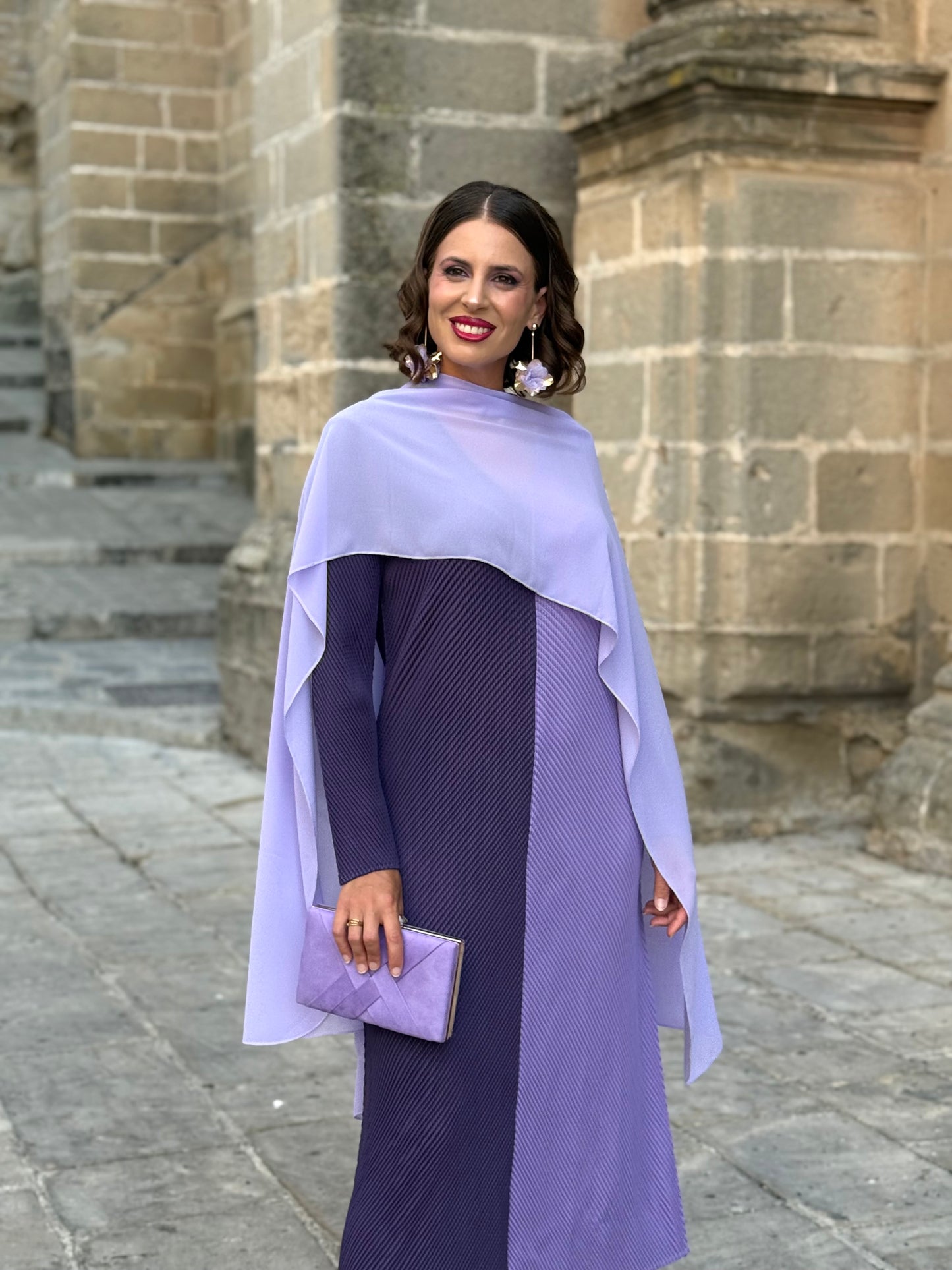 Capa De Gasa Malva