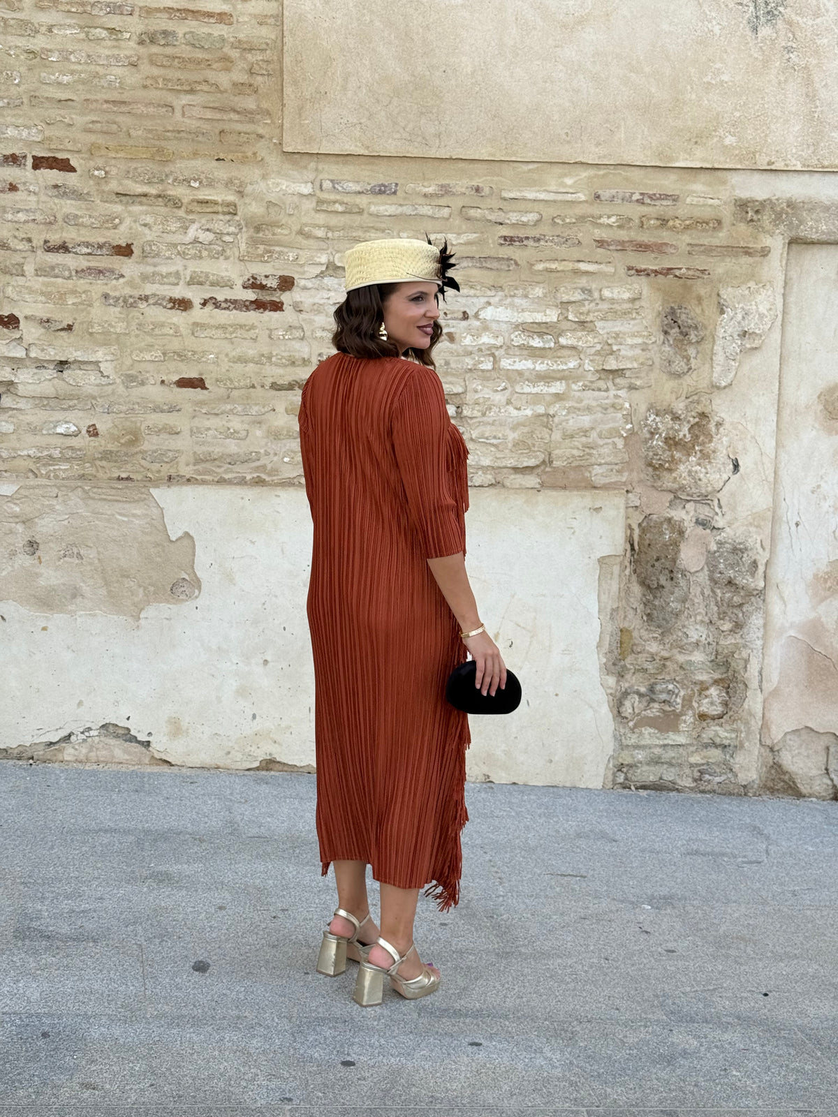 Vestido Almira Teja