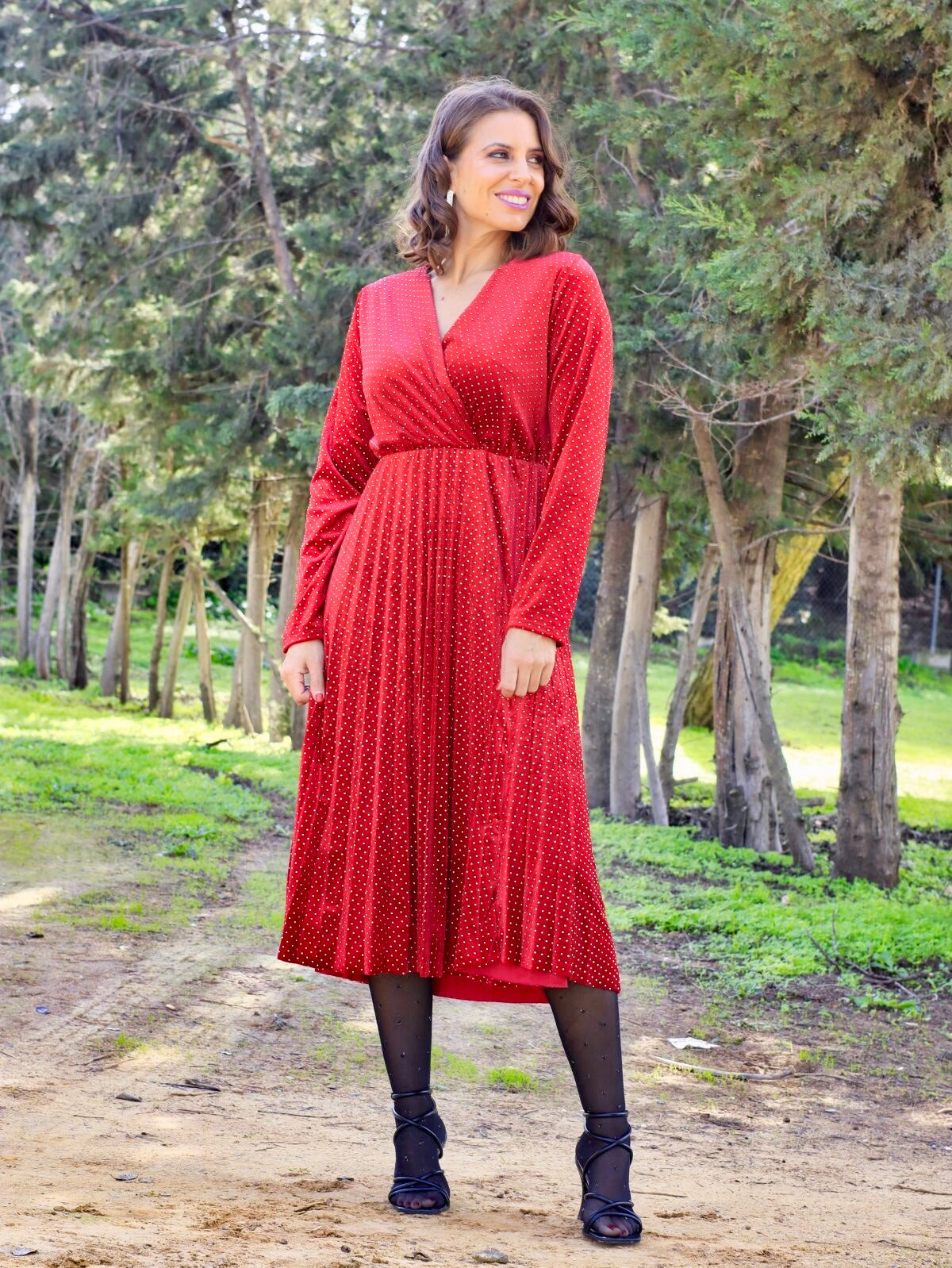 Vestido Zarzuela Rojo