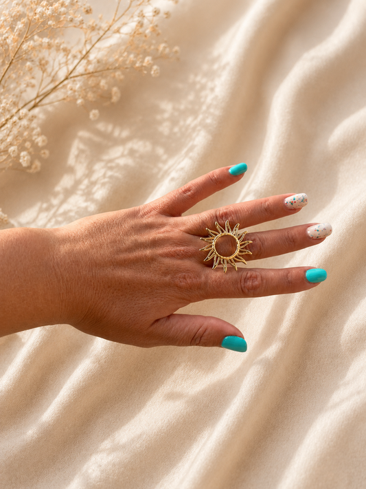 Anillo Sol Dorado