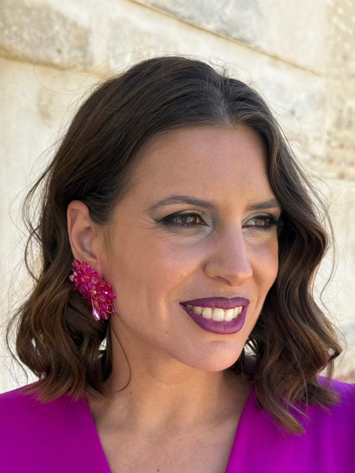 Pendientes Loreto Buganvilla