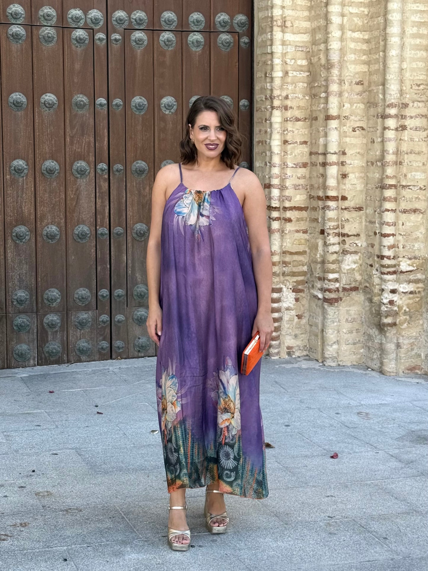 Vestido + Capa Samira Morado