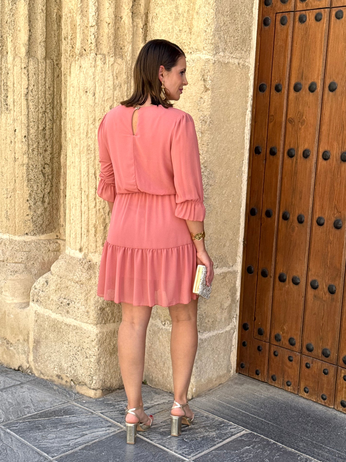 Vestido Génova Coral