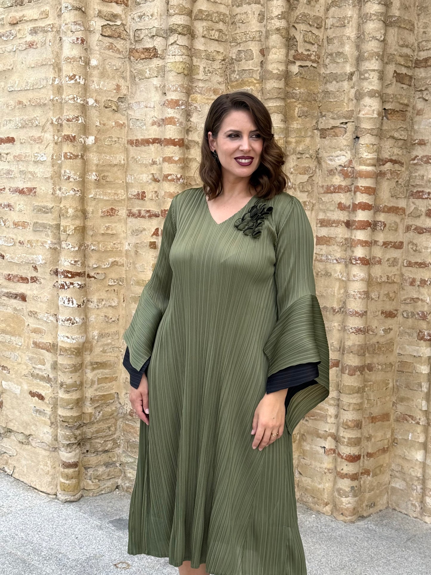 Vestido Miranda Verde Kaki